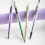 Retractable Office Pen 0.5mm Dark Ink Fast Dry Technology Study Work Supplies Bp 6