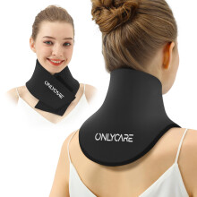 ONLYCARE Fascia per Collo con Ghiaccio - Pacchetti di Ghiaccio Riutilizzabili, Compressa Calda e Fredda, FSA o HSA Idonei