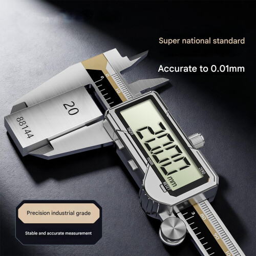 Easy Read 150mm Digital Caliper LCD Display High Precise 0.01mm Rechargeable