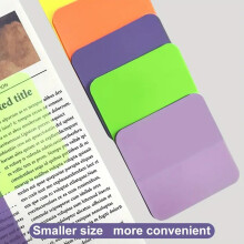 Repositionable Fluorescent PET Adhesive Note Paper For Office School Supplies square