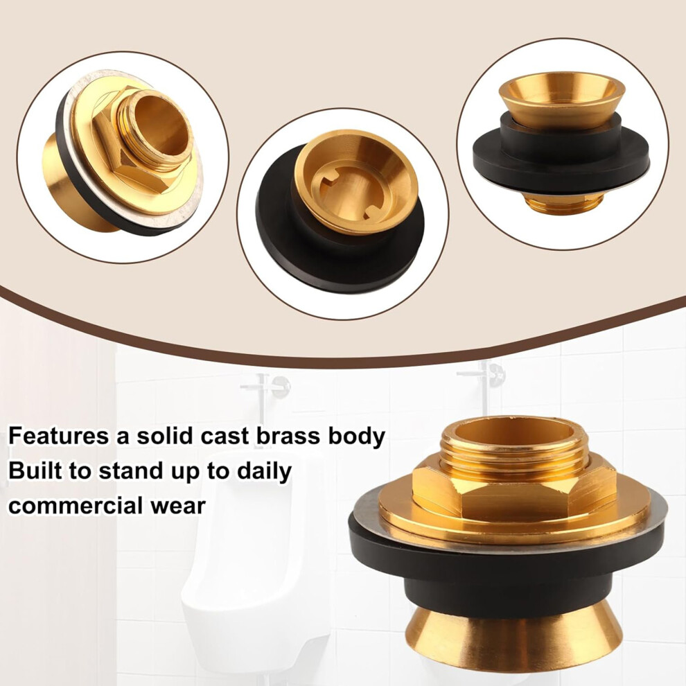 Metal Closet Spud Urinal Drain Connectors Plumbing Fitting For Urinals Accessory 7755000651693