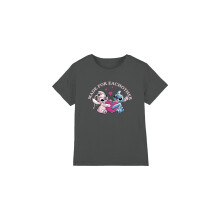 (5-6 Years, Charcoal) Lilo & Stitch Childrens/Kids Made For Each Other T-Shirt