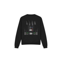 (S, Black) Star Wars Unisex Adult Darth Vader Costume Sweatshirt