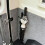 Car Seat Back Umbrella Rack Strong Plastic Construction For Long black single hole 3