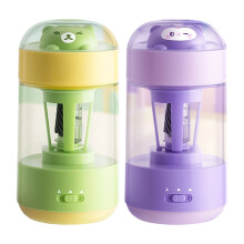 Electric Pencil Sharpener 3 Sharpening Settings Auto Stop Rechargeable Sharpener Purple