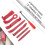 12Pcs Car Interior Panel Removal Installation Tools Ergonomic Auto Trim Pry Orange blue 9