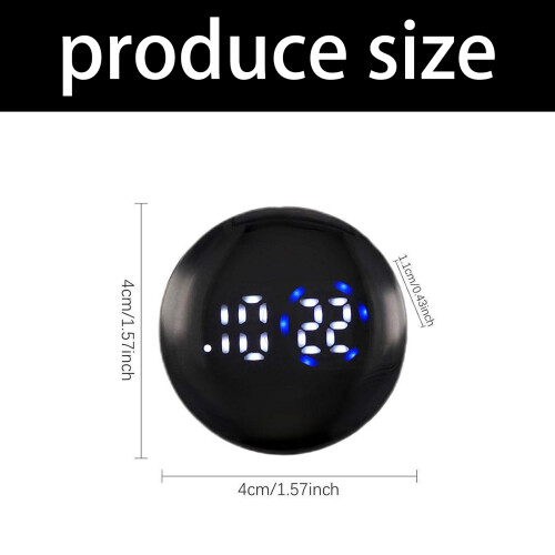 Intelligent Touch Sensitive Motorcycle Digital Clock LED Display Car Vent Watch
