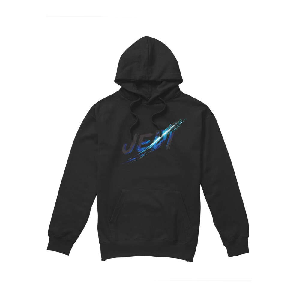 Star Wars (L, ) Mens Jedi Obi Wan Kenobi Slash Hoodie Black