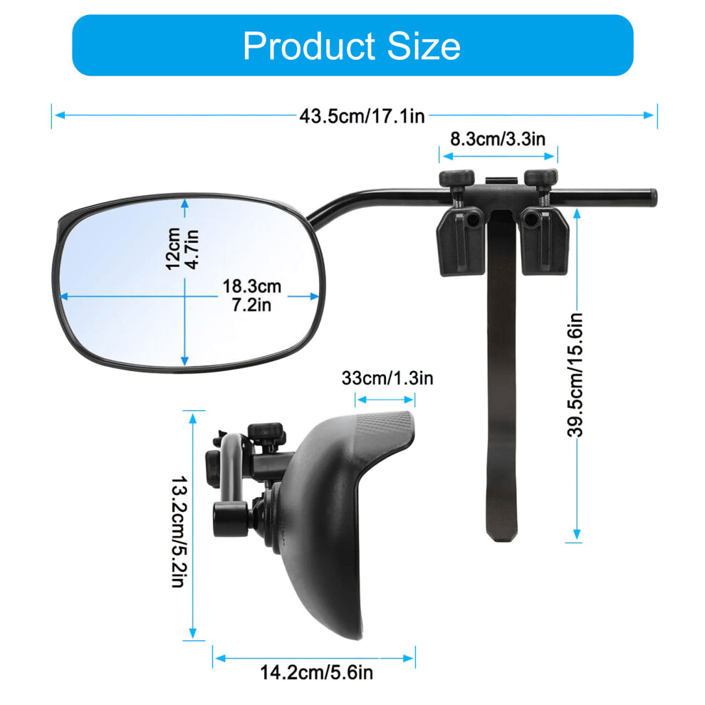 Extendable Wide View Mirror For Cars Trucks And Suvs With Full Rotation 7754004678859