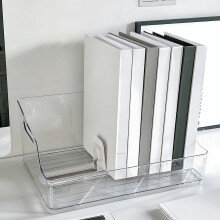 Clear Acrylic Bookend for Book Magazines Document Folder Notebook Organization