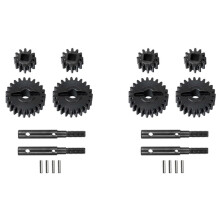 2X AR45 F9 Portal Axle Portal Gear Set 23T / 12T et Portal Stub Essieu pour Axial SCX10 III Capra 1/10 RC Car Upgrades Parts