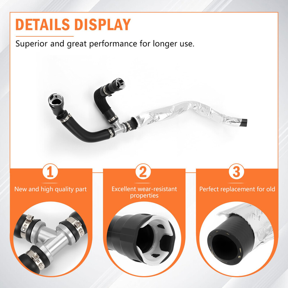 Leakproof Heater Water Inlet Hose For Select Model Vehicles Replace Jl1z18472b 7754004726291