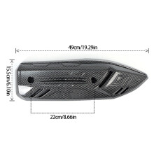 Motorcycle Exhaust Heat Guard Decorative Cover for NS150LA Cycling Safety