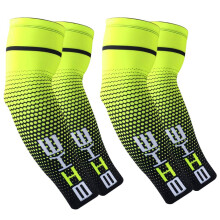 Bacophy 2 Paires Manchons de Bras Protection UV Refroidissement Hommes Femmes Cyclisme