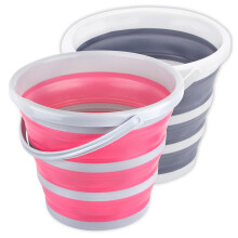 Seau Pliable Craftend 10L 2.6 Gallons Seau de Nettoyage Pliable et Portable