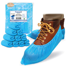 ProtectX Wegwerp Schoen- & Laars Covers, 200-pack (100 paar), Waterdicht, Antislip, Duurzaam CPE