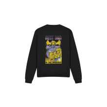 (L, Black) Avengers Unisex Adult Best Dad Thanos Sweatshirt