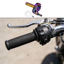 Flexible Aluminum Restrict Grip for 7/8 Foot Handlebars Motorcycles and Karting