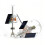 Magnetic Levitation Solar Motor Three-Sided Vertical Brushless Motor DIY Scientific Experiment Teaching Model 2