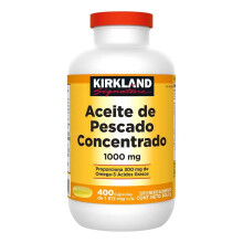 Kirkland Signature Aceite de Pescado 1000mg, 400 Cápsulas