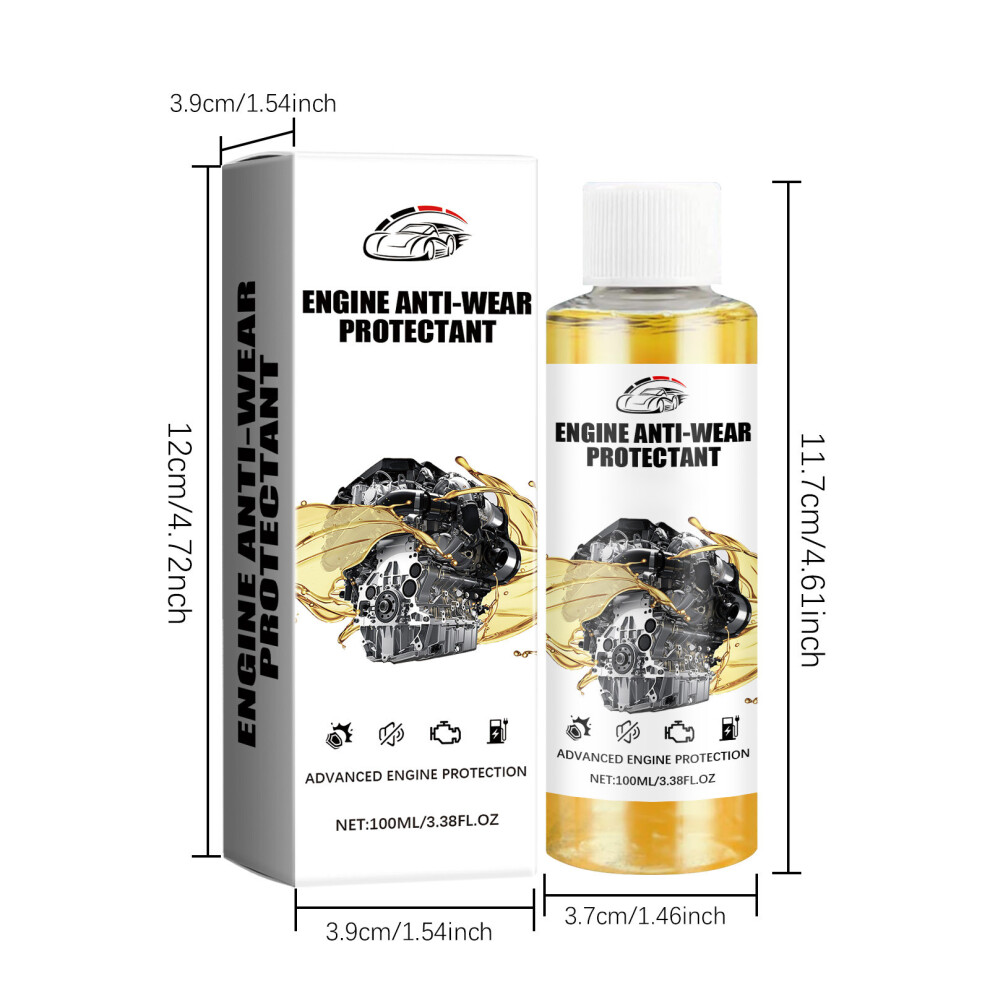 Engine Friction Reducer Anti-Wear Protectant For Enhanced Fuel Efficiency 100Ml 7754004711426