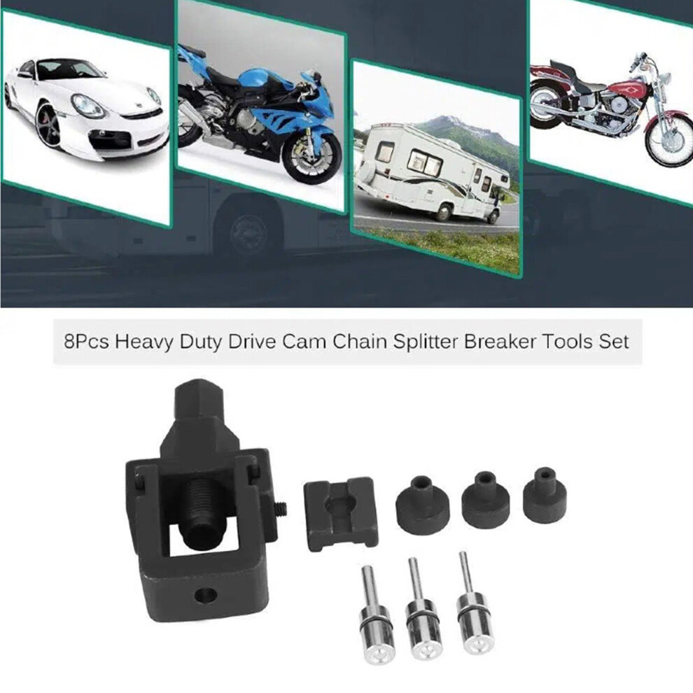 Ergonomic Grip Chain Splitter Breaker Set For Accurate Motorcycle Chain Removal 7754004701335