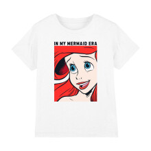 (12-13 Years, White) Disney Princess Childrens/Kids Mermaid Era T-Shirt