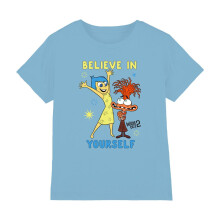 (7-8 Years, Sky Blue) Inside Out 2 Childrens/Kids Believe In Yourself Anxiety T-Shirt