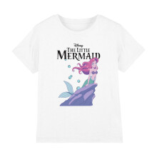 (12-13 Years, White) Disney Princess Childrens/Kids Ariel Anime T-Shirt
