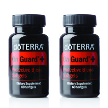 DoTerra On Guard Aceite Esencial Mezcla Protectora Cápsulas 60 ct (2 Paquete)
