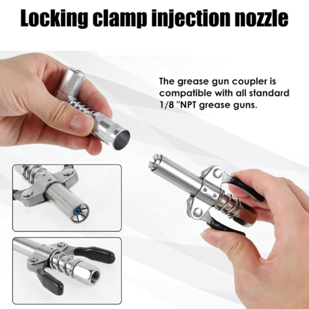 7Pcs Grease Fittings Set For High Pressure Lubrication With Needle Dispenser 7754004741089