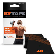 KT Tape, Pro Cinta Kinesio Sintética, 10 Contenido, Tiras Anchas Pre-Cortadas de 10"
