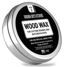 Houten Wax - Applicator inbegrepen - gemaakt met Kokosolie en Bijenwas - Voedselveilig - voor Snijplank, Kom, houten keukengerei