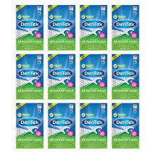 DenTek Triple Advanced Clean Munskölj Bläst Tandtråd, 75 Stycken, (12 Pack)