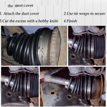 Pack of 1 CV Joint Repair Kit with Silicone Boot for Easy Install Protection