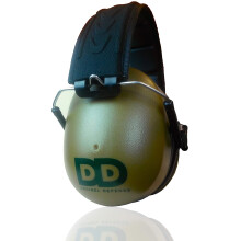 DECIBEL DEFENSE Protectores Auditivos Profesionales 37dB NRR - Mejor Protección Cómoda para Tiro e Industrial