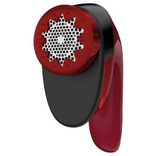 Afeitadora portátil Rowenta con altura de corte ajustable, defuzzer de tejido, tamaño de viaje, roja