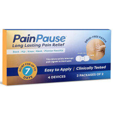 PainPause Alivio del Dolor Duradero - Espalda, Cadera, Rodilla, Cuello, Fascitis Plantar - Hasta 7 Días