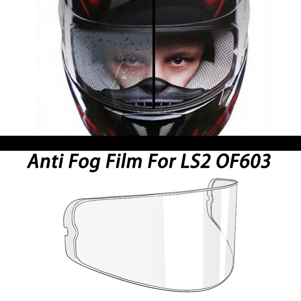 Fog Prevention Lens Film For Of603 Motorcycle Helmets Visors Film Seamless Fit 7754004717411