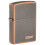 Zippo Accendino Zippo Logo in Bronzo Rustico 1
