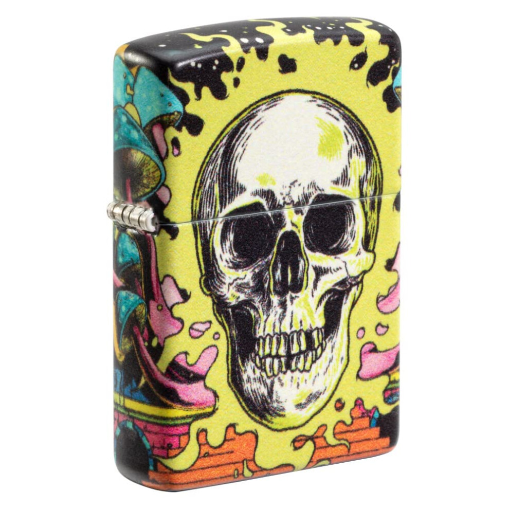 Zippo Unisex-Adult Glow In The Dark Lighters, Trippy Skull 540 Color