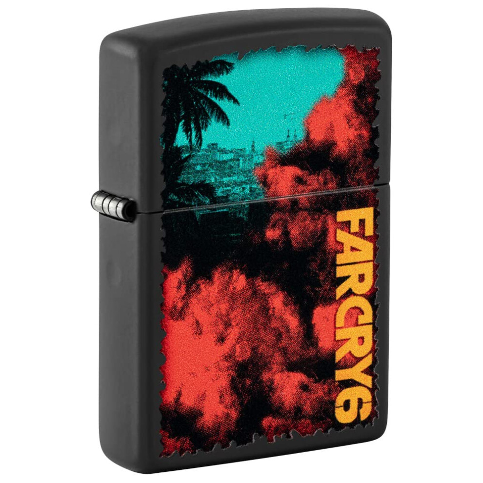 Zippo Unisex-Adult Gaming Lighters, Black Matte Far Cry 6