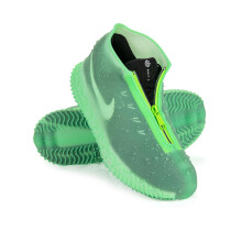 Zbyoujer Waterdichte Regen Schoenhoezen, Silicone Overschoenen met Rits Antislip Galoshes voor Mannen en Vrouwen