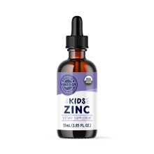 Vimergy Kids Bio-Zink Flüssigkeit - Schnelle Aufnahme zur Immununterstützung - Gesunde Knochen & Haut - 55 ml
