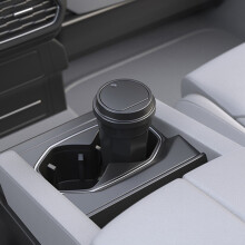 Car Interior Storage Case Trash Bin Push Can Small Tray Dustbin Garbage Box Black
