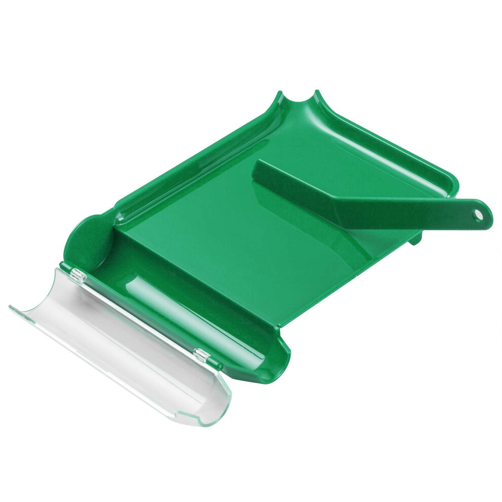 Medarchitect Right Hand Pill Counting Tray With Spatula (Green - L Shape)