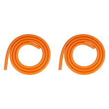 2X Fahrrad-Innengehäuse, Dämpfer, Schalthebel, Bremskabelführung, Fahrradrahmenschutz, Schalldämmschwamm, Orange