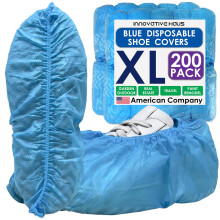 Innovatieve Haus Blau Binnenwegwerp Schoenhoezen - Niet-slip Boot Covers - Herbruikbare Binnenbooties - 200 Stuks