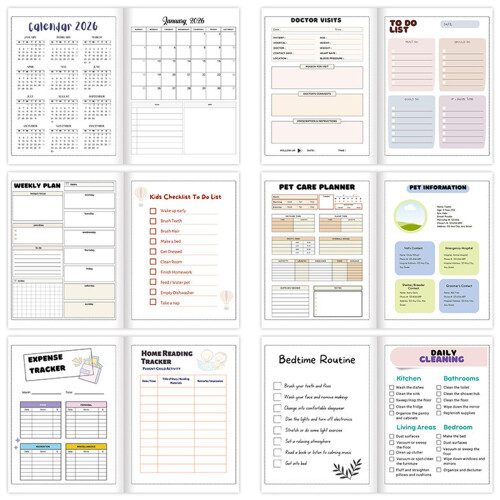Educational Weekly Planner For Students Compact With Reward System Checklists