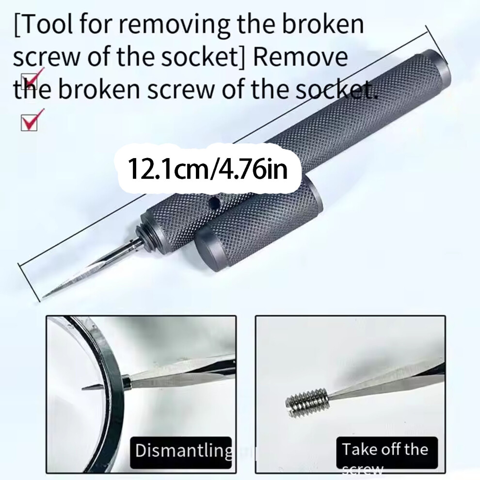 Complete Watch Maintenance Repair Tool Set For Broken Screw Removal And Repair 7754004685147